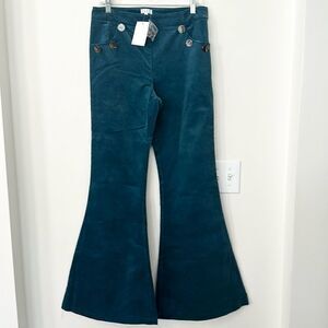 TCEC Cordury Teal Flare Legs L